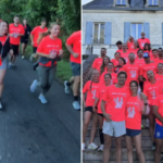 Cô dâu mời khách chạy 7 km vào ngày cưới